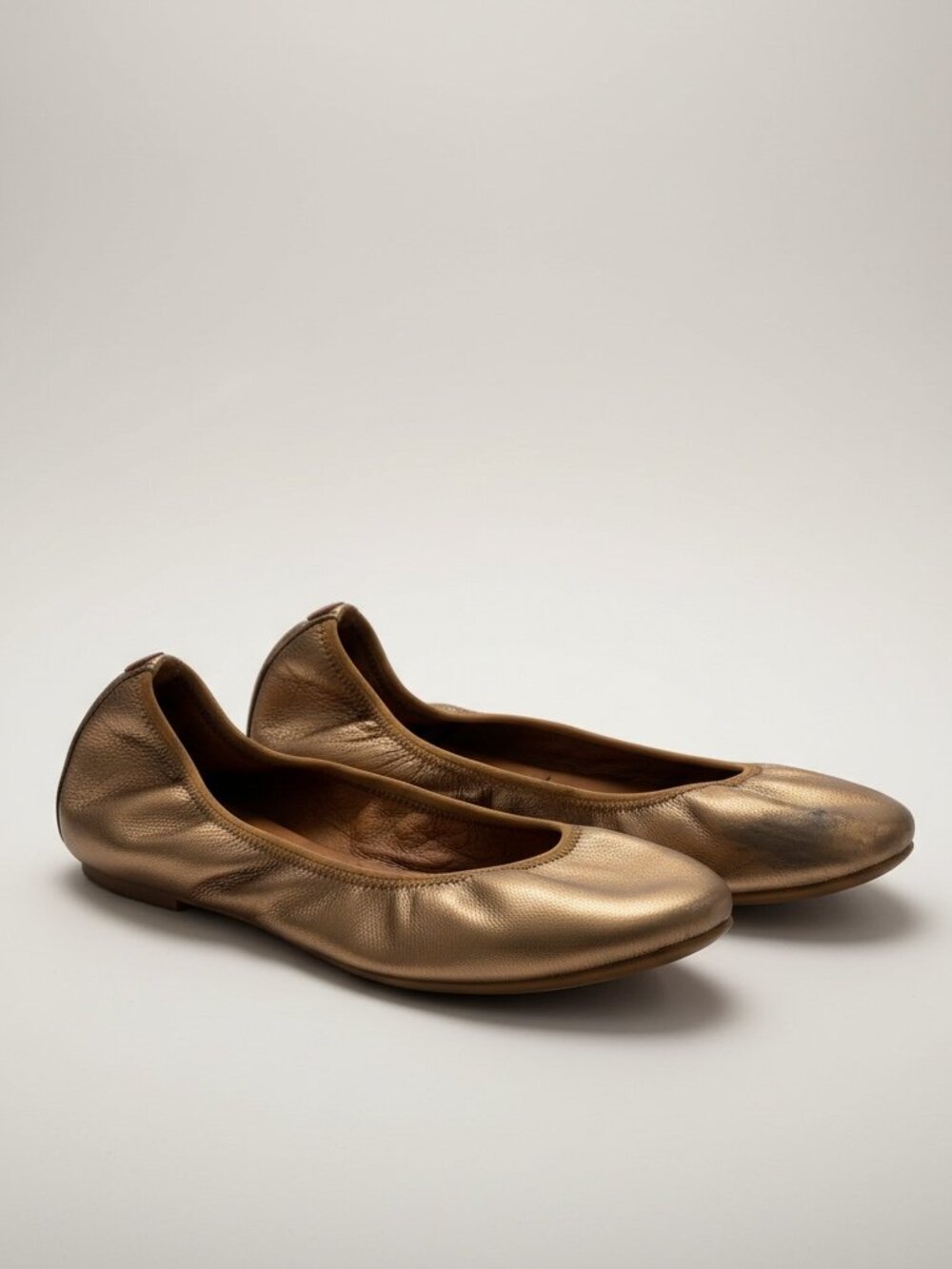 Juil bronze metalic ballet flats